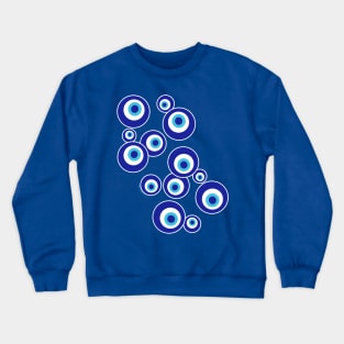 Mod Evil Eyes Crewneck Sweatshirt